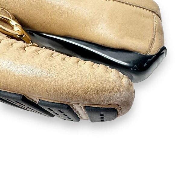 Robert Zur Perlata Shell True Glove Tan Leather Driving Loafers Women’s Size 7.5 - Picture 7 of 10